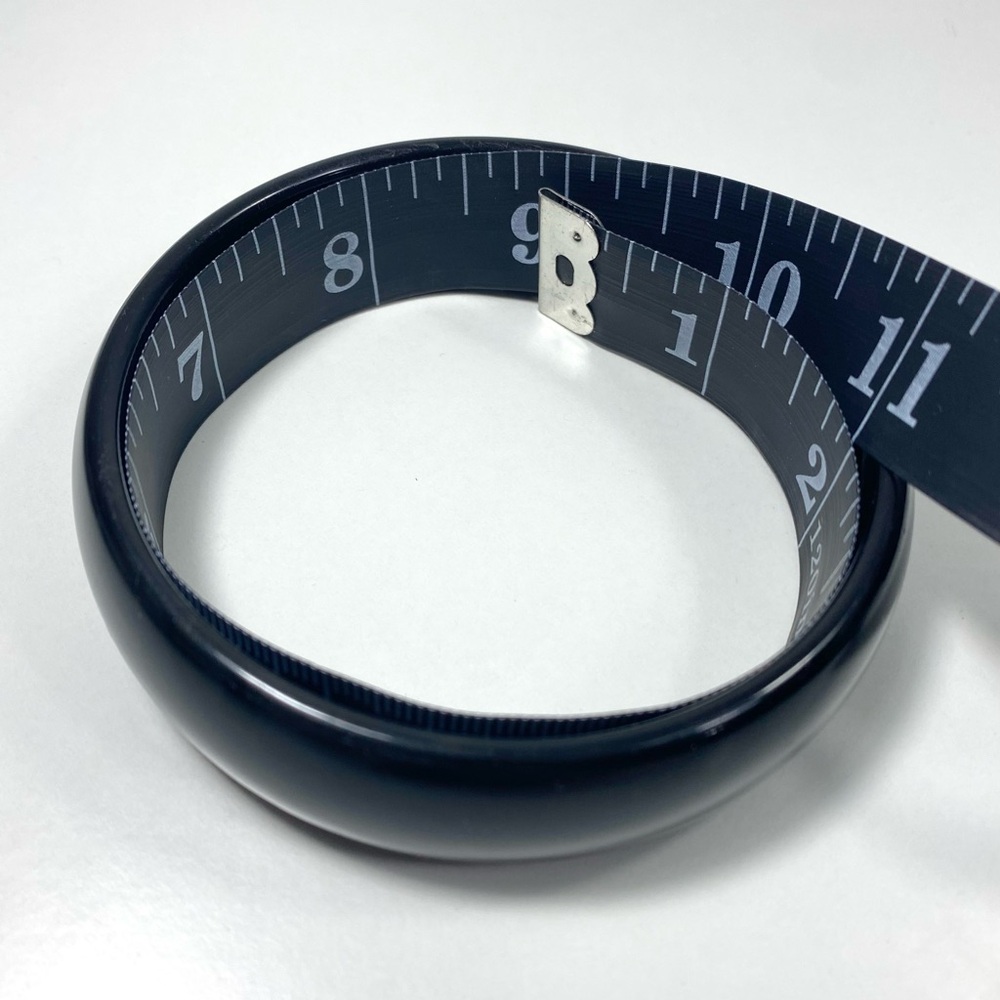 2 Acrylic Bangle Bracelets - Translucent Black + … - image 7